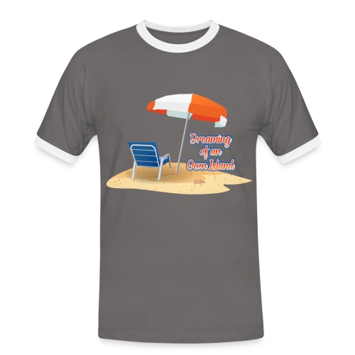Dreaming of an Own Island - Männer Kontrast-T-Shirt