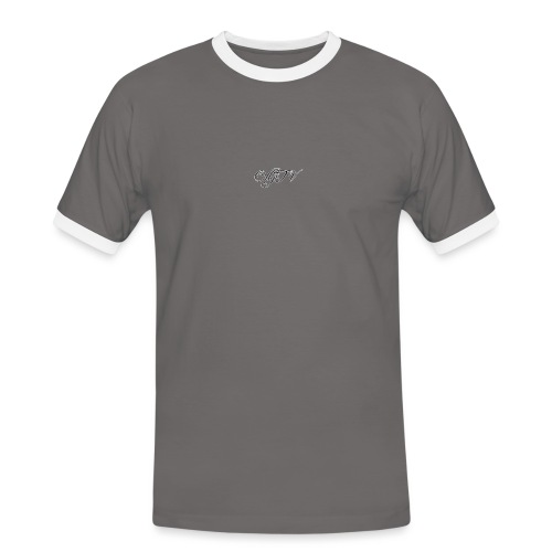 OllyTV Signiture Logo - Men's Ringer Shirt