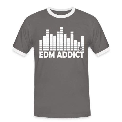 EDM addict White.png - Men's Ringer Shirt