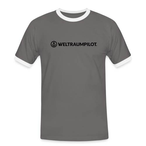 weltraumpilotquer - Männer Kontrast-T-Shirt