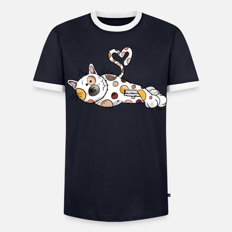 Lilly Chat T-shirt contrasté Homme