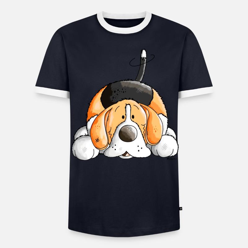 Bonne Beagle T-shirt contrasté Homme