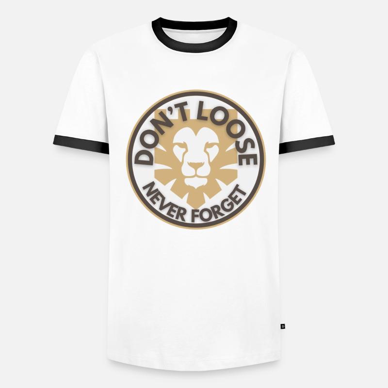 La 1ère règle « Don’t Loose – Never Forget » Buffet T-shirt contrasté Homme