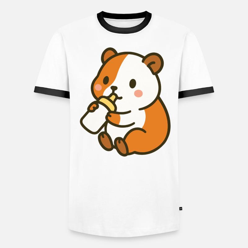 Flacon Bonheur Cochon d’Inde T-shirt contrasté Homme