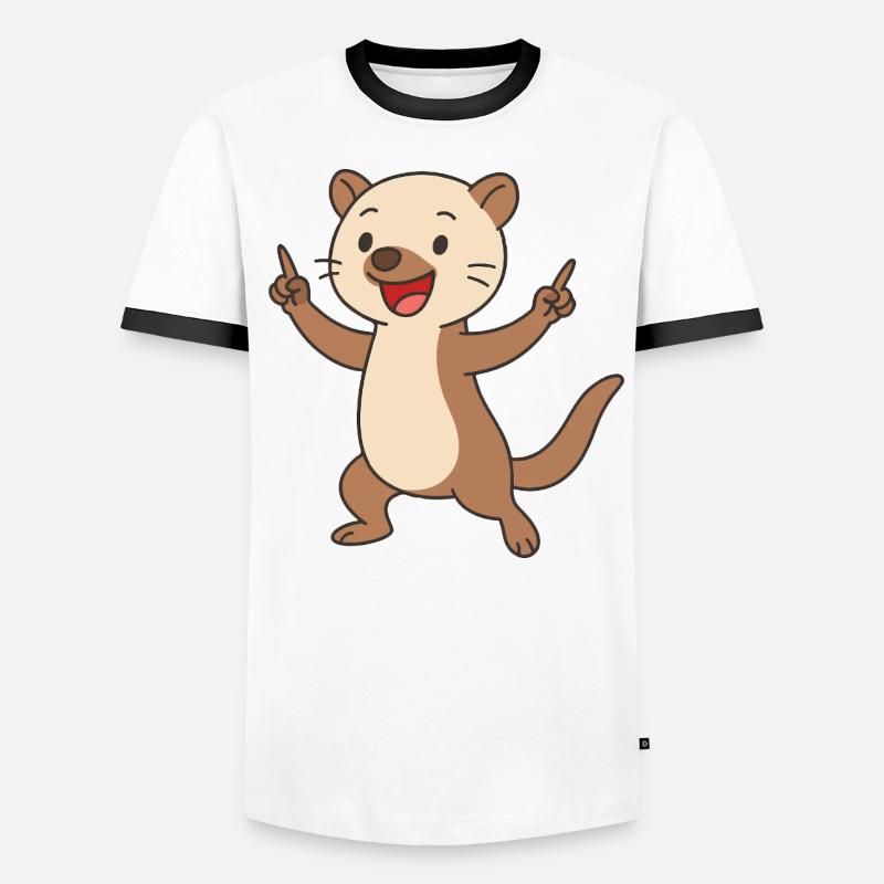 Dancing marten dwarf Men's Ringer Shirt