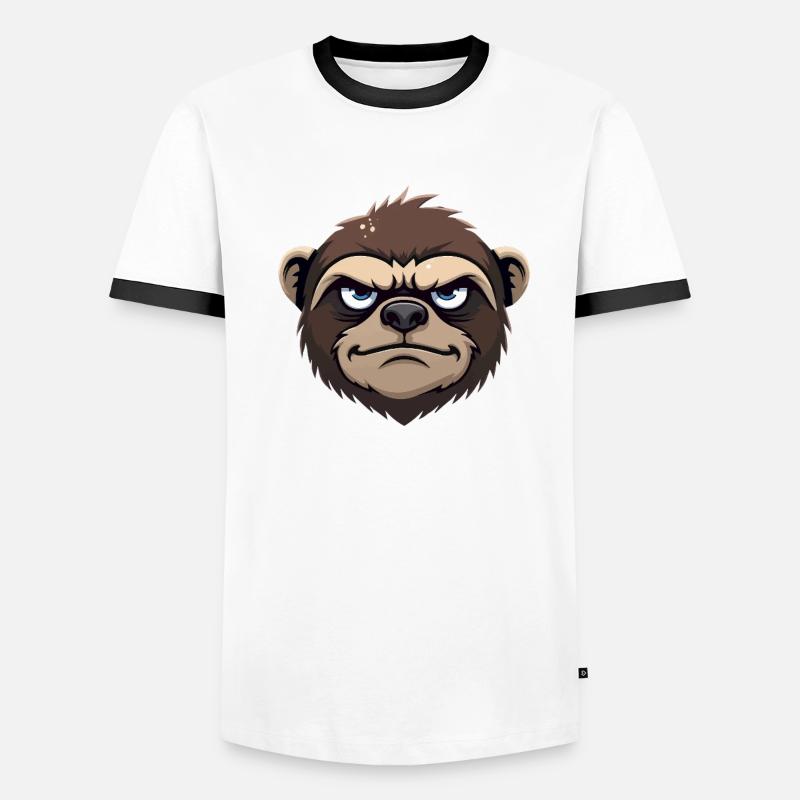 Faultier - let's do it Männer Kontrast-T-Shirt