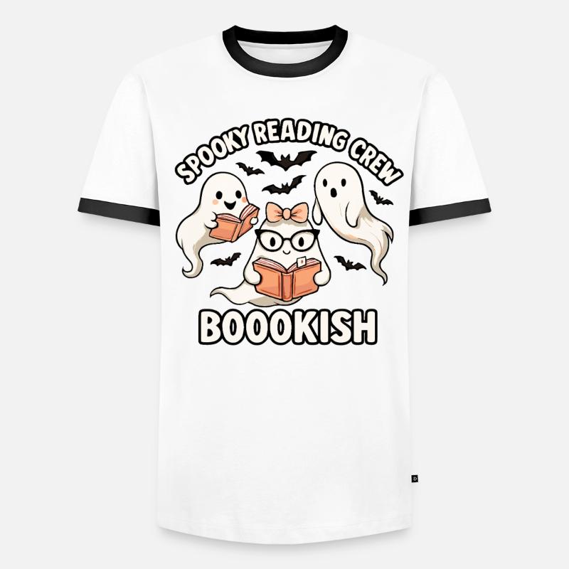 Ghostly Readers Squad Men's Ringer Shirt