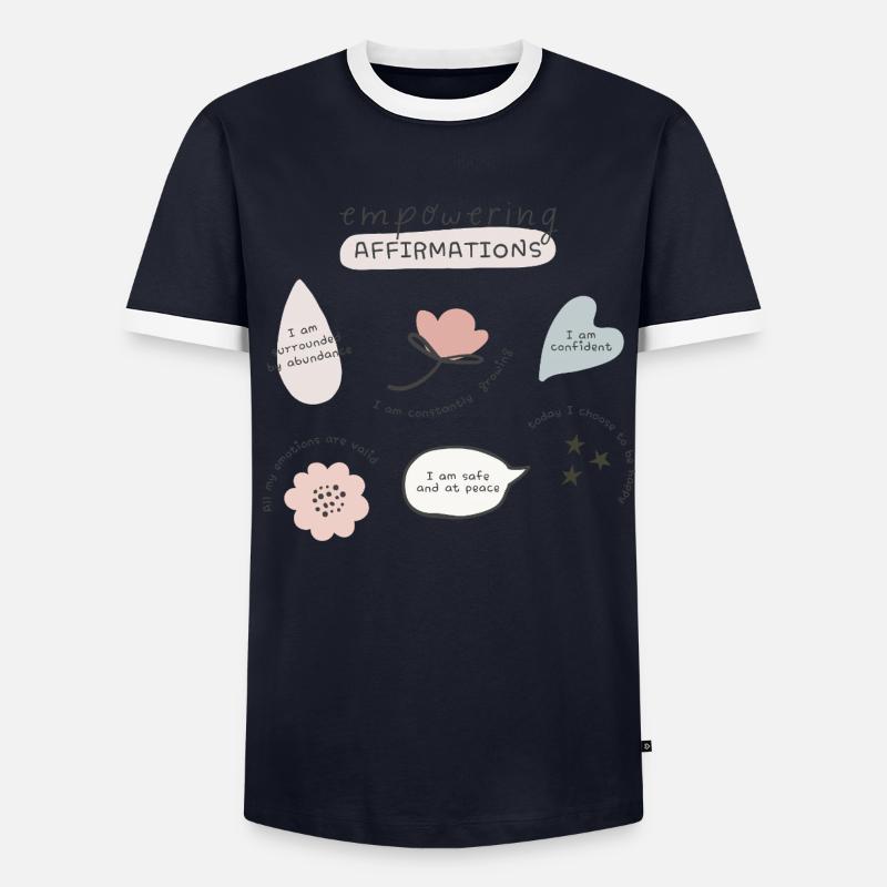 Affirmations Autonomisantes T-shirt contrasté Homme