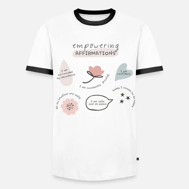 Empowering Affirmations Men's Ringer Shirt