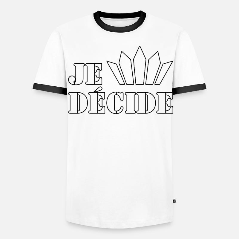 JE DÉCIDE. T-shirt contrasté Homme