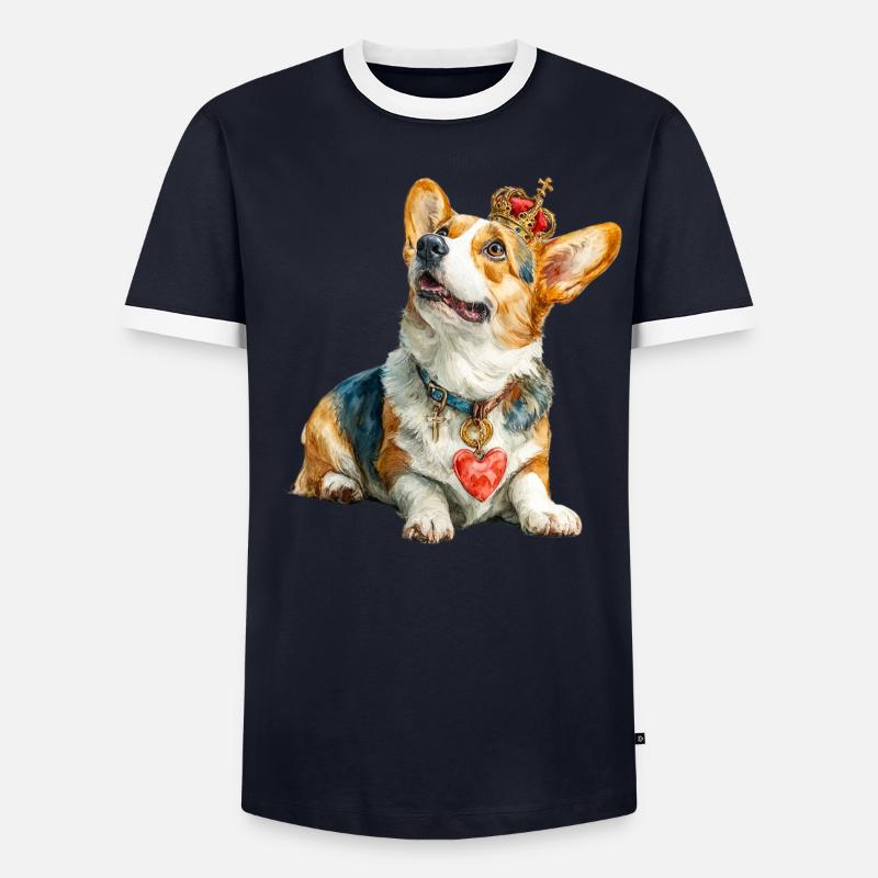 Royal Corgi T-shirt contrasté Homme