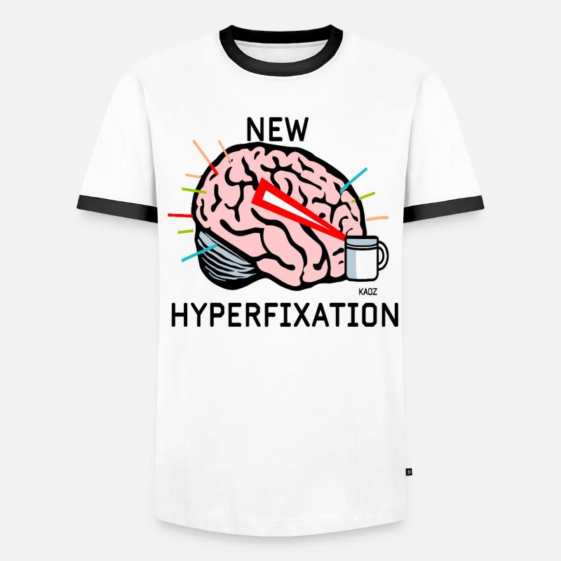Hyperfix Brain Laser T-shirt contrasté Homme