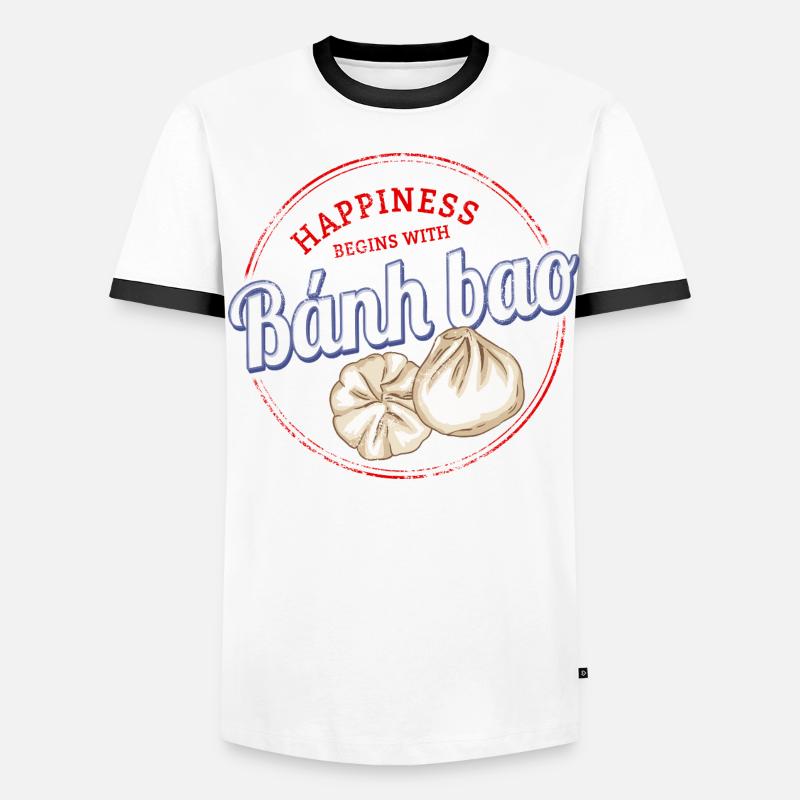 Bánh Bao Dumpling or Baozi Vintage Dumpling Men's Ringer Shirt