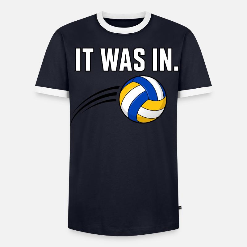 C'était Dedans ! Design Volley T-shirt contrasté Homme