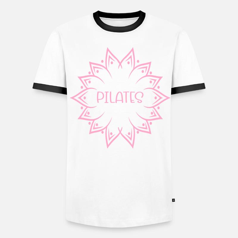 Fleur de Pilates T-shirt contrasté Homme