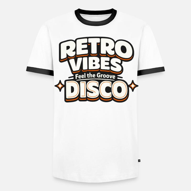 Atmosphae rétro disco : la déclaration de groove T-shirt contrasté Homme