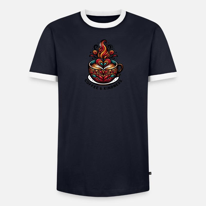 Coffee & Kindness Men's Ringer Shirt