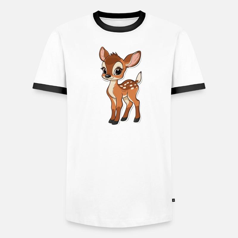 roe deer Men's Ringer Shirt