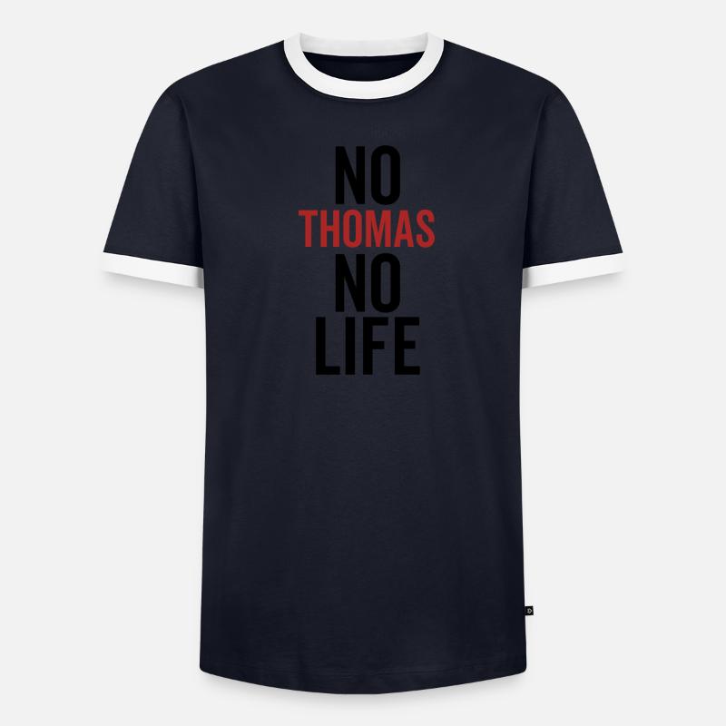 Pas de Thomas Pas de vie T-shirt contrasté Homme