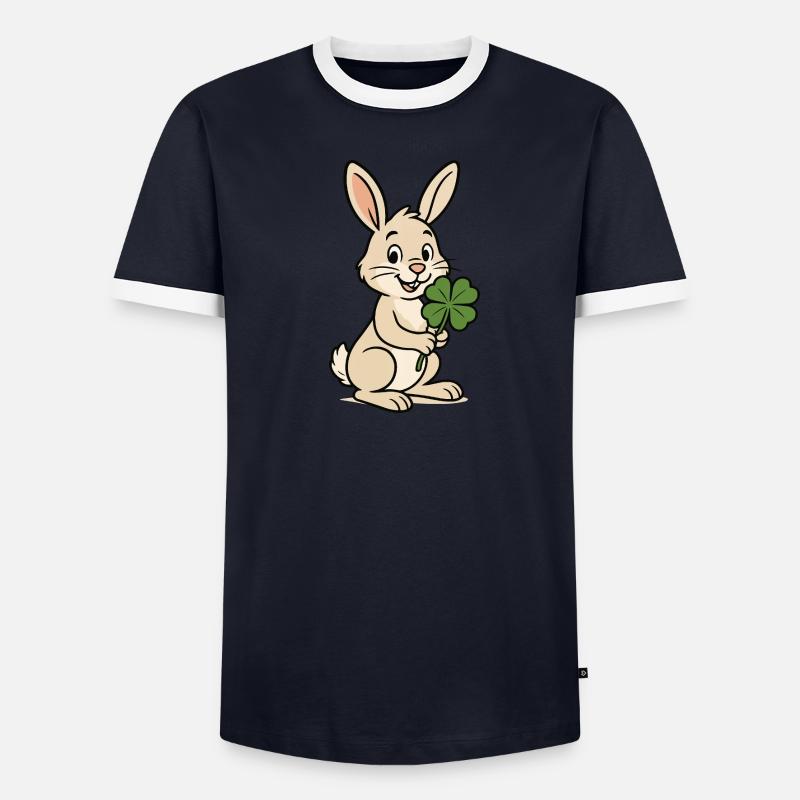 Rabbit Clover Men's Ringer Shirt