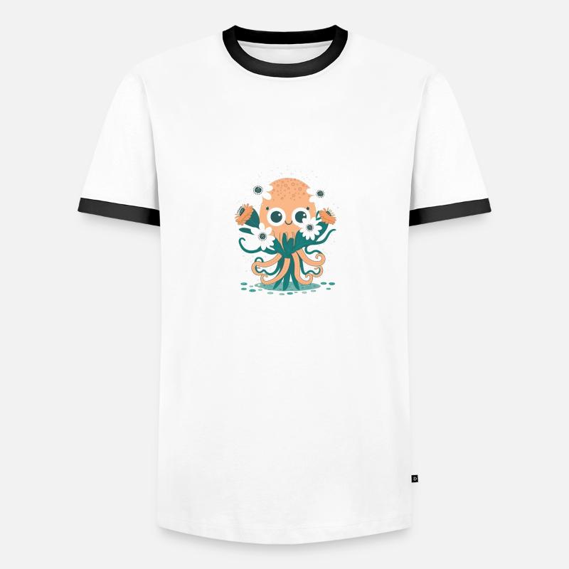 Affectionate Tentacles 3 Men's Ringer Shirt