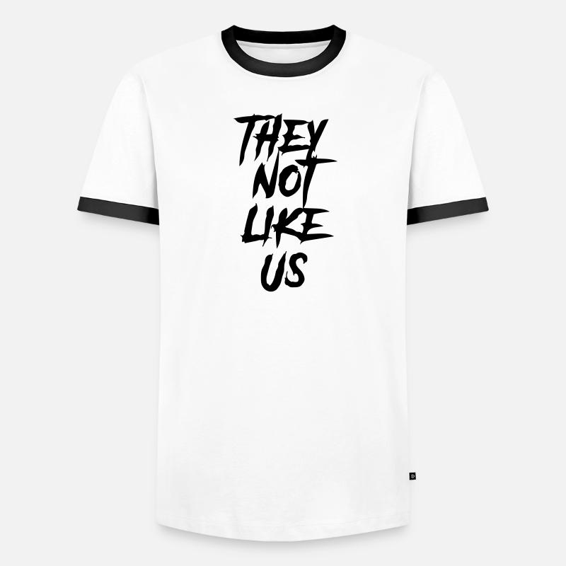 ils ne nous aiment pas T-shirt contrasté Homme
