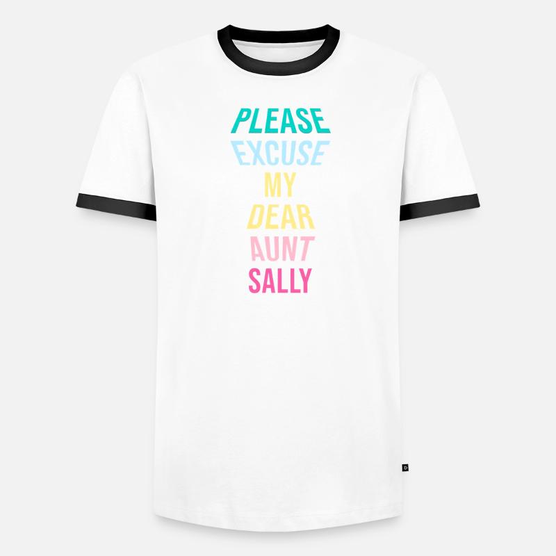 Professeur de mathématiques Dire Professeur de mathématiques drôle T-shirt contrasté Homme