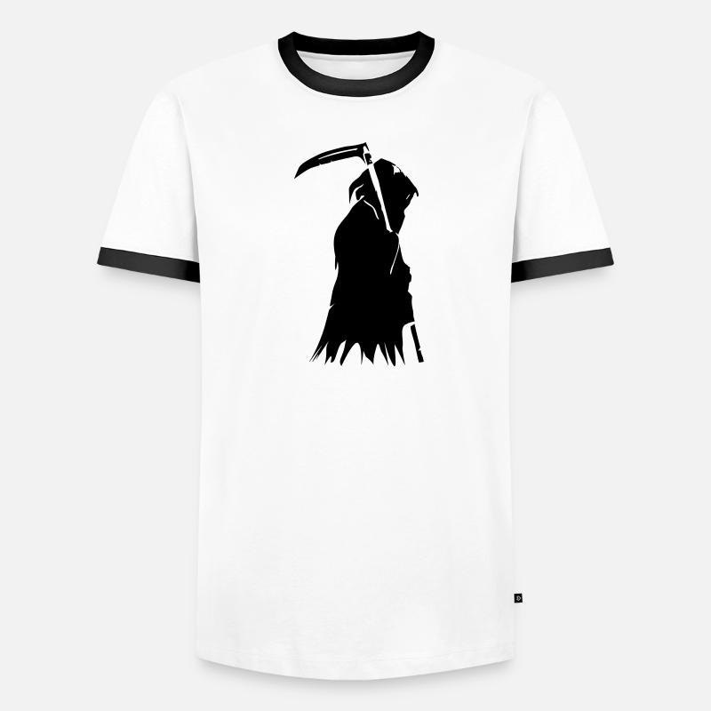 Sensenmann Männer Kontrast-T-Shirt