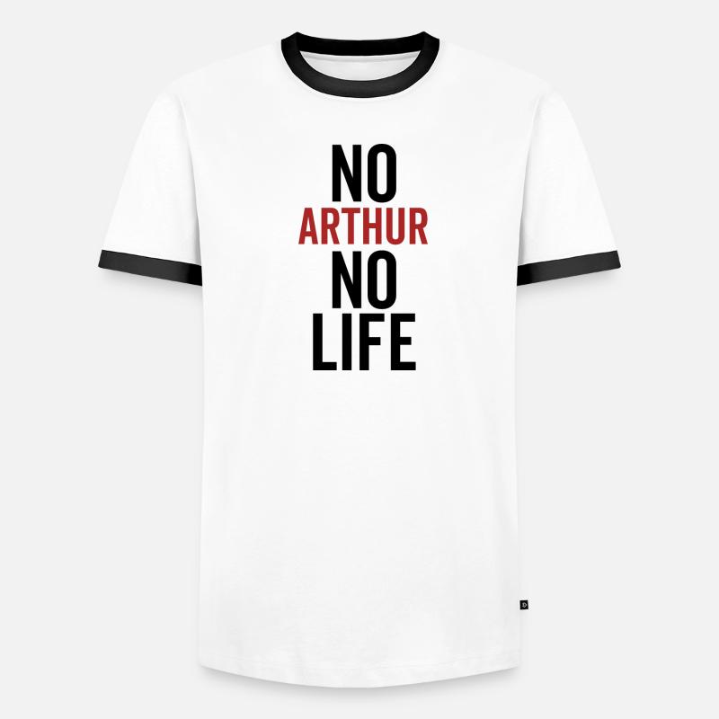 Pas d’Arthur pas de vie T-shirt contrasté Homme