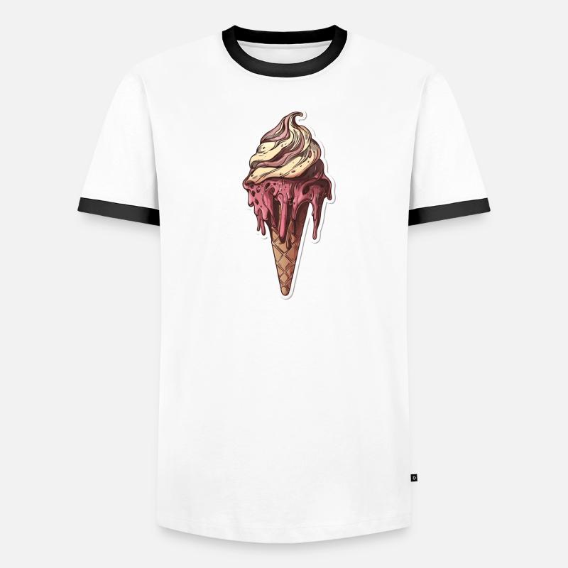 Eiscreme Eis Men's Ringer Shirt