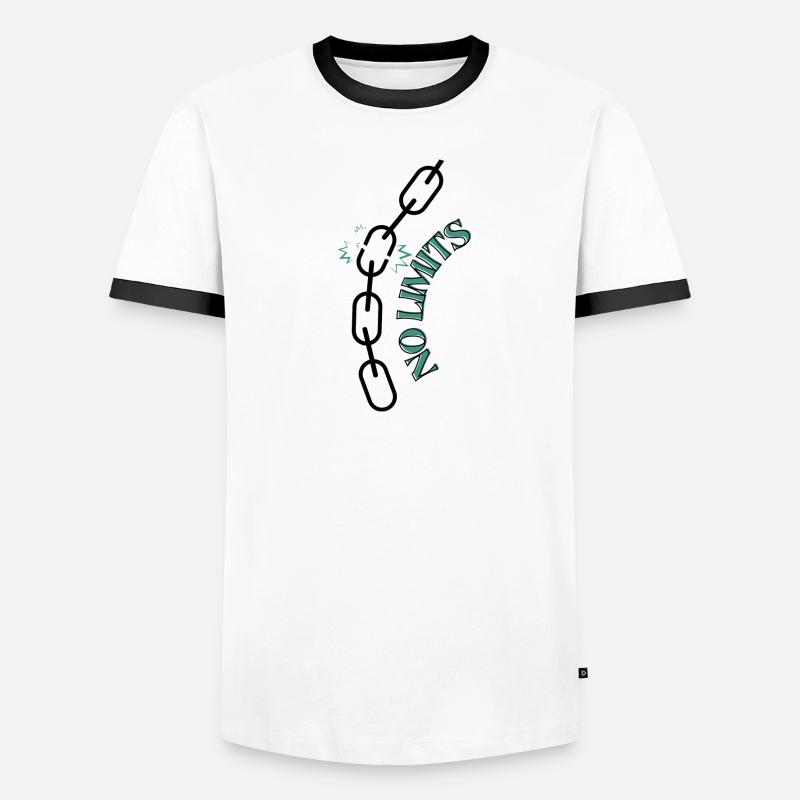 Pas de limites T-shirt contrasté Homme