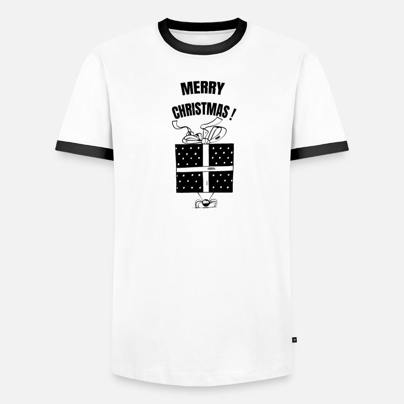 Beth die Spinne - Das große Geschenk (Text) Männer Kontrast-T-Shirt
