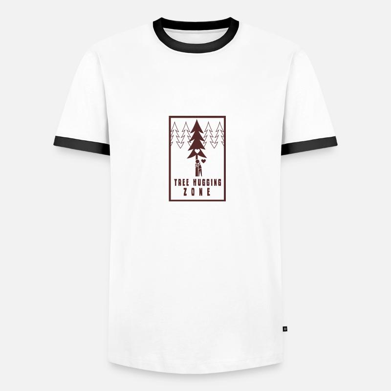 Tree Hugging Zone T-shirt contrasté Homme