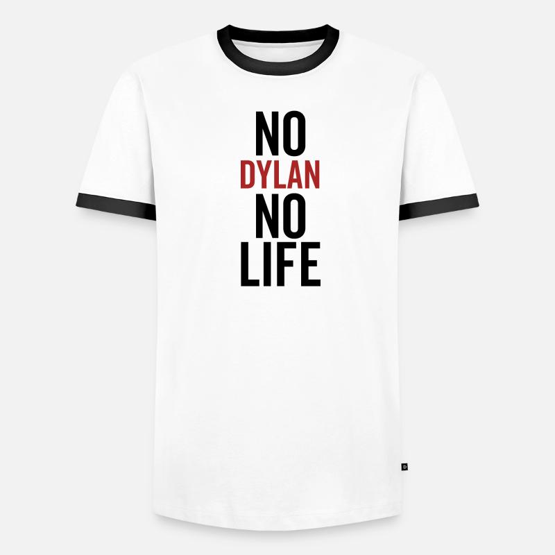 Pas de Dylan pas de vie T-shirt contrasté Homme