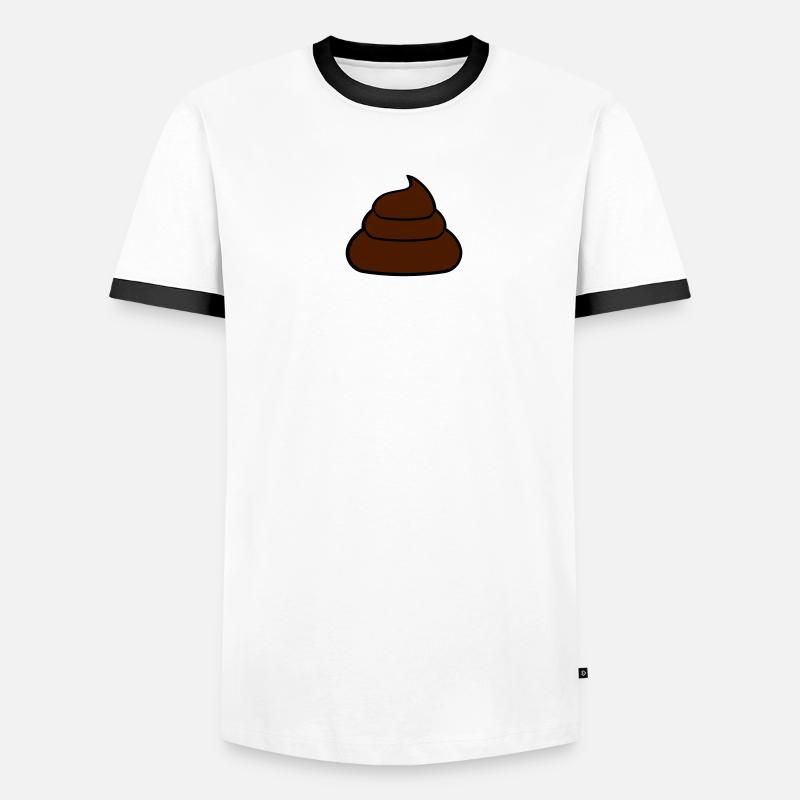 conception douce petite mignonne petits tas kot Ka T-shirt contrasté Homme