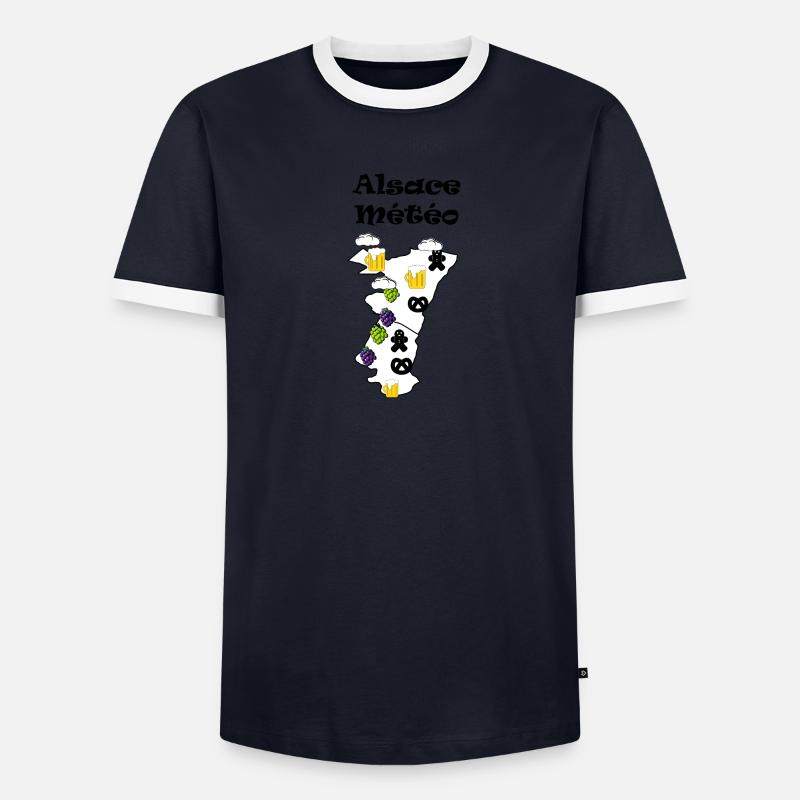 Alsace Météo T-shirt contrasté Homme