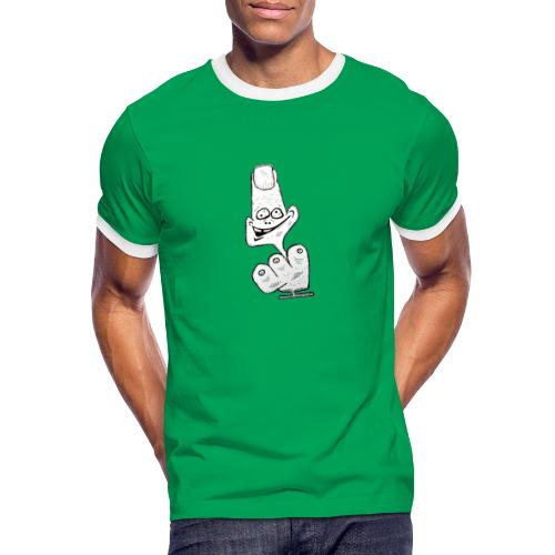 FingerFriend - T-shirt contrasté Homme