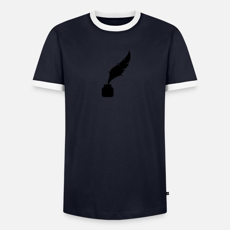 Feather ink Men's Ringer Shirt