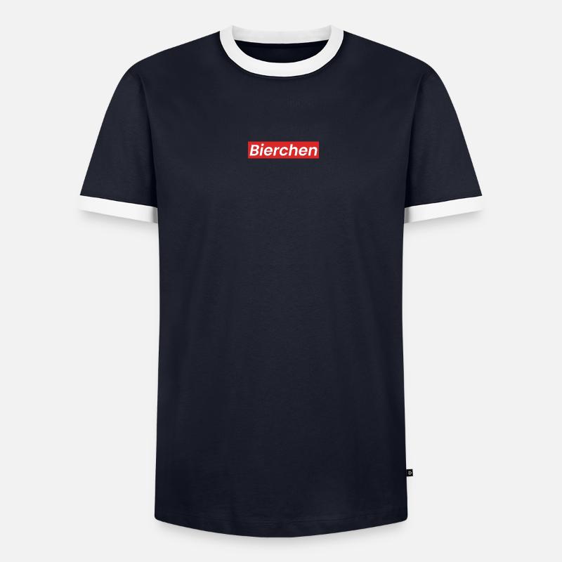 Logo de la bière T-shirt contrasté Homme
