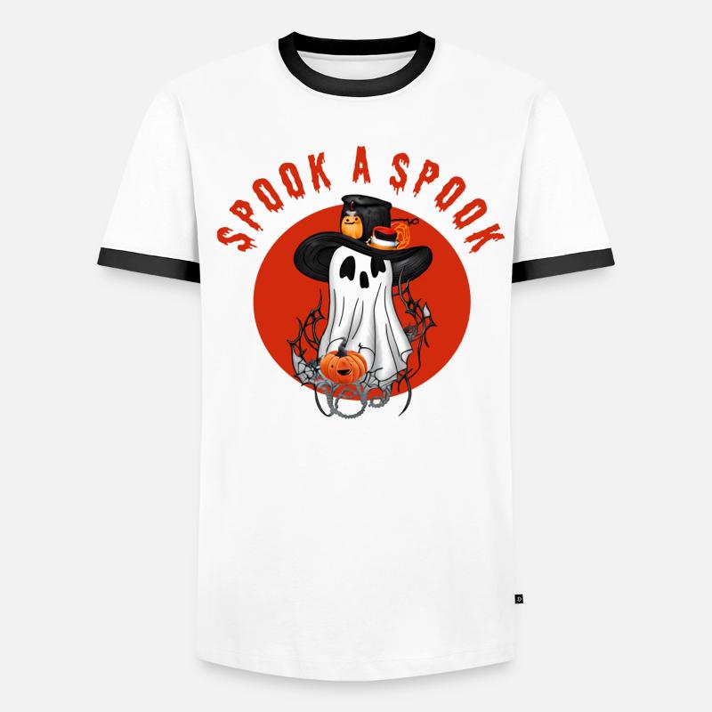 Erschrecke einen Spuk! Männer Kontrast-T-Shirt