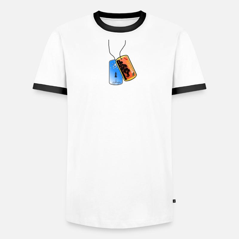 Plaque d’identité FLORIDA Space Shuttle Astronaut T-shirt contrasté Homme