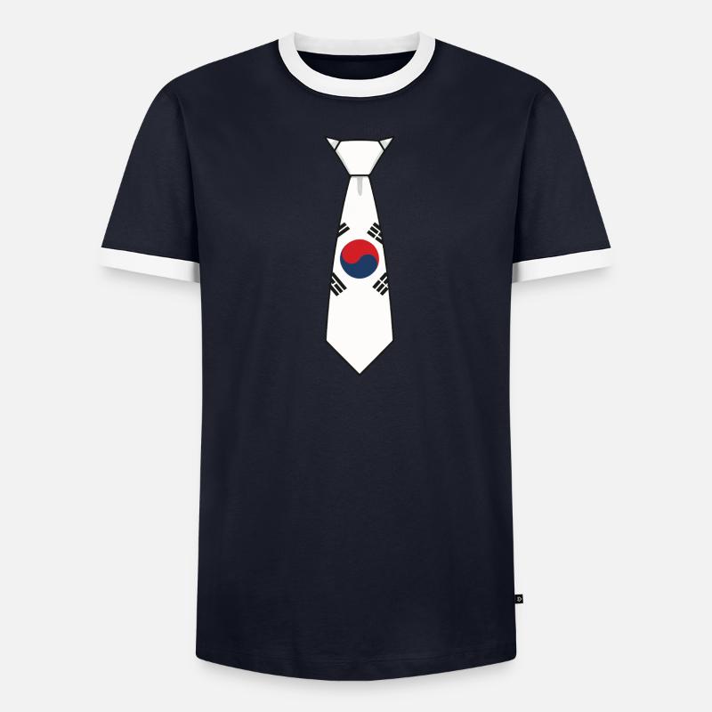 Corée du Sud T-shirt contrasté Homme