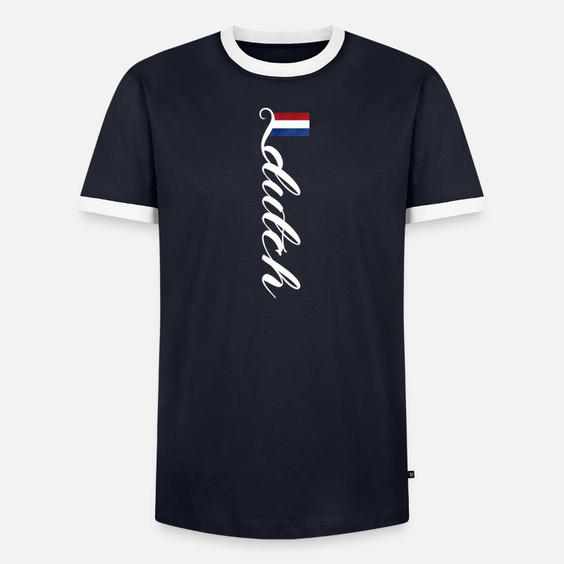 Pays-Bas Pays-Bas Pays-Bas T-shirt contrasté Homme