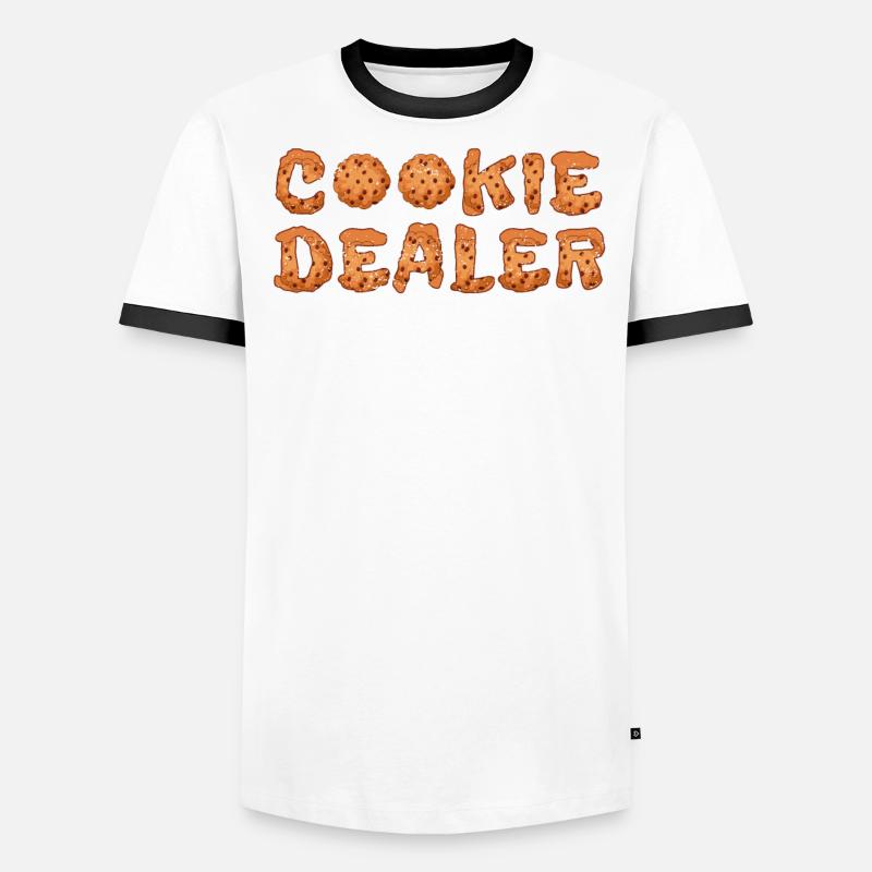 Conception de cupcakes pour le chef pâtissier | Marchand de cupcakes T-shirt contrasté Homme