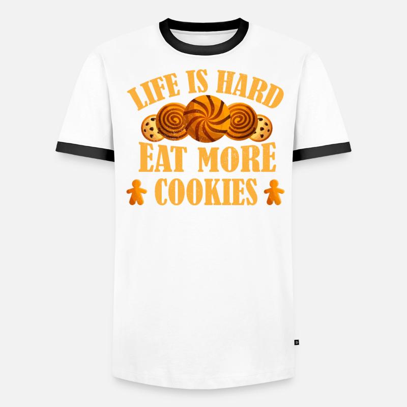 Conception de cupcakes pour le chef pâtissier | Marchand de cupcakes T-shirt contrasté Homme