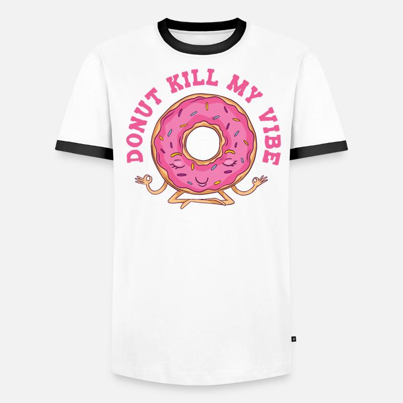 Conception de cupcakes pour le chef pâtissier | Marchand de cupcakes T-shirt contrasté Homme