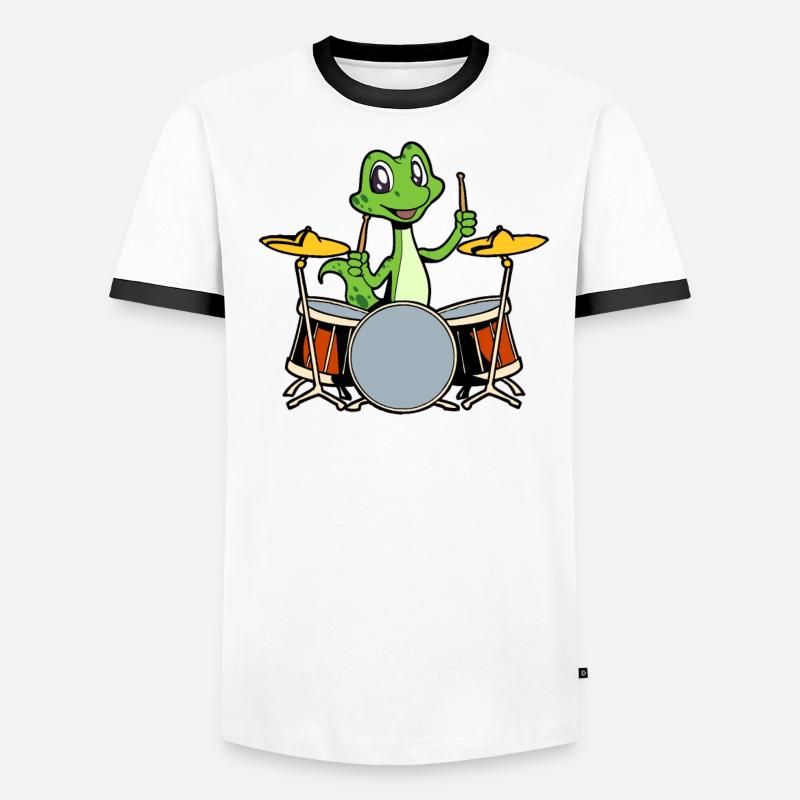 Batteur de Comic Gecko T-shirt contrasté Homme