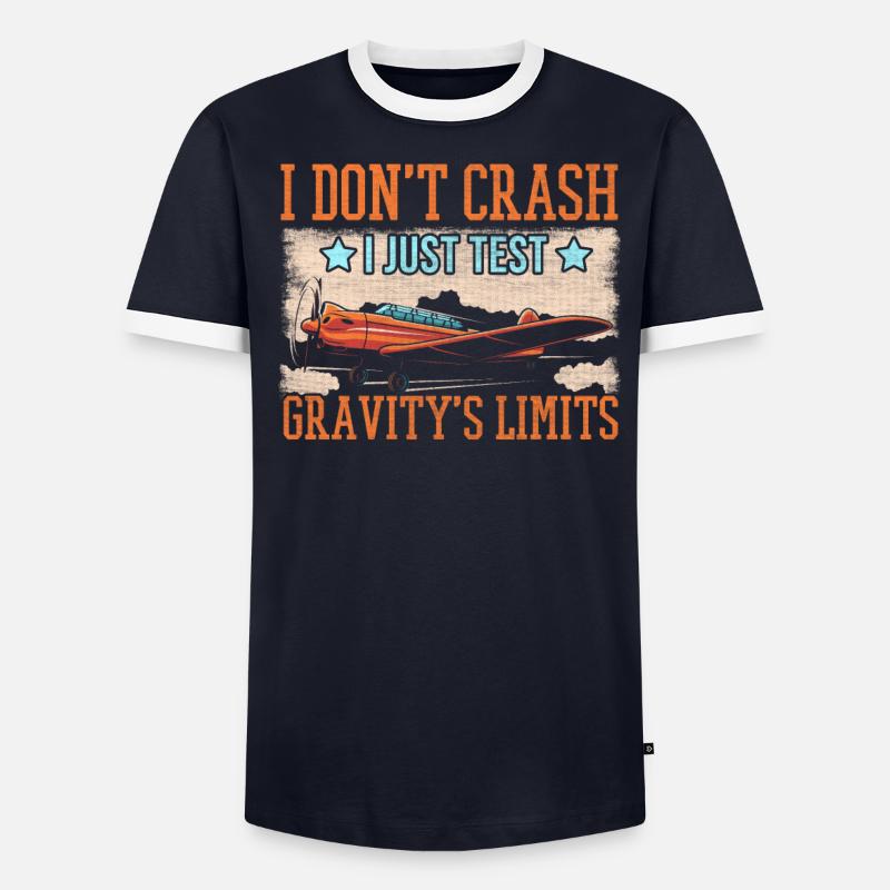 Je ne plante pas, je teste juste le modèle des limites de la gravité T-shirt contrasté Homme
