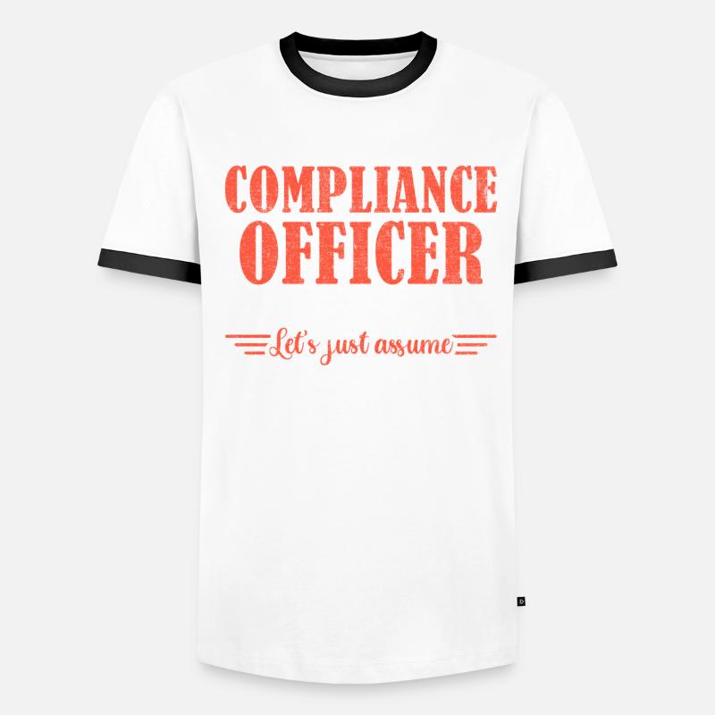 Responsable de la conformité génial T-shirt contrasté Homme