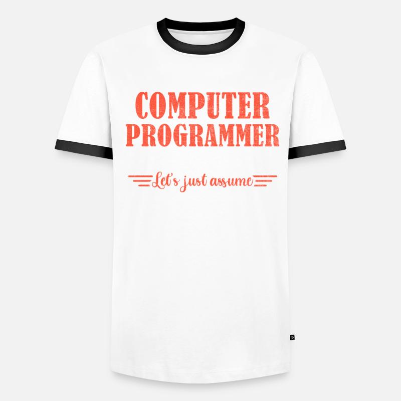 Programmeur informatique génial T-shirt contrasté Homme